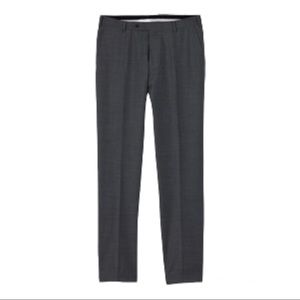 Alton Lane Tailored Fit Wool Blend Charcoal Trousers